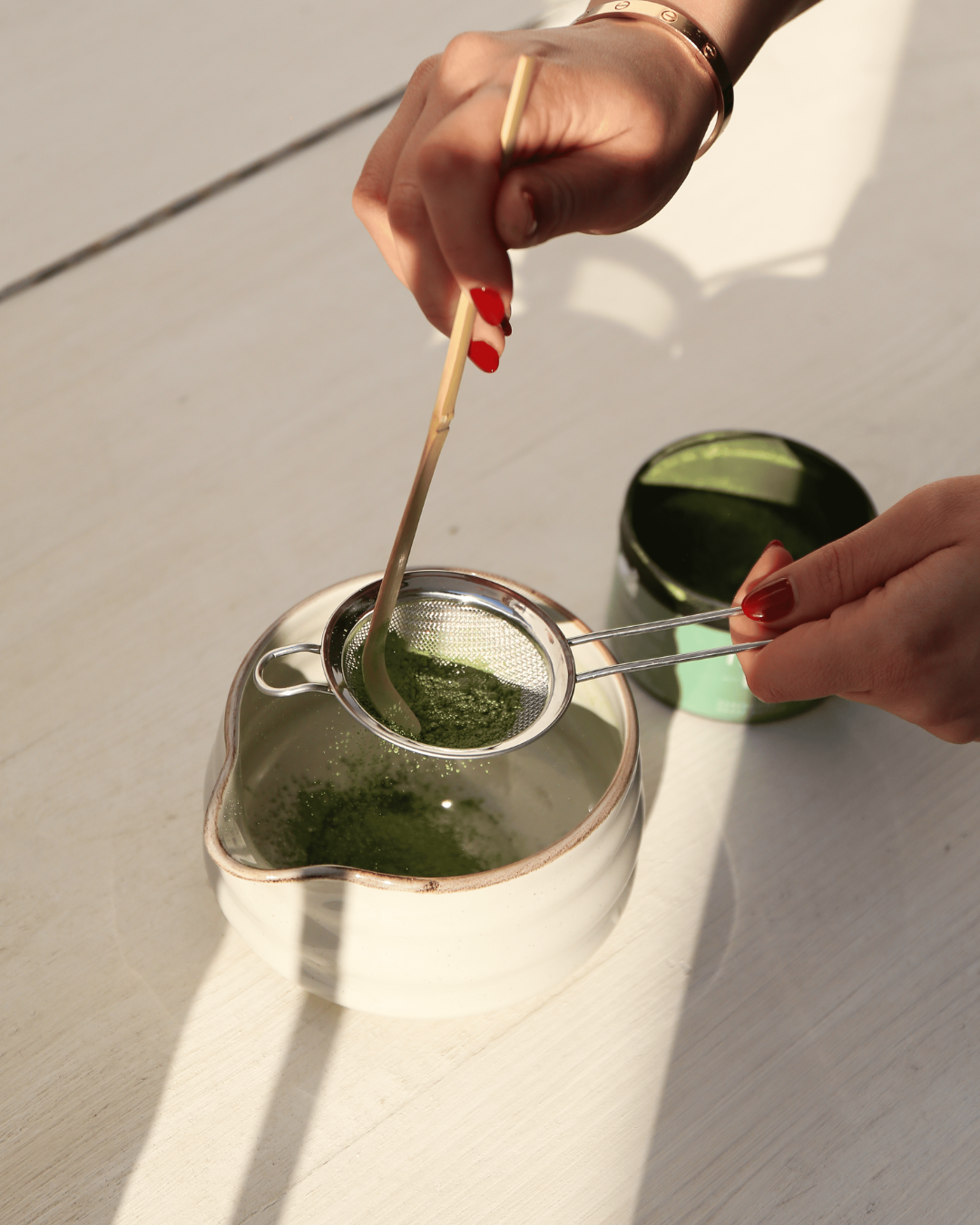 L-theanine and caffeine: matcha's calm focus