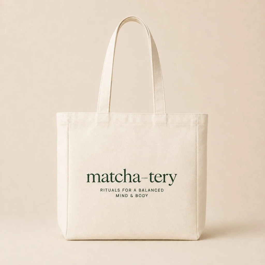 Tote bag Matcha-tery